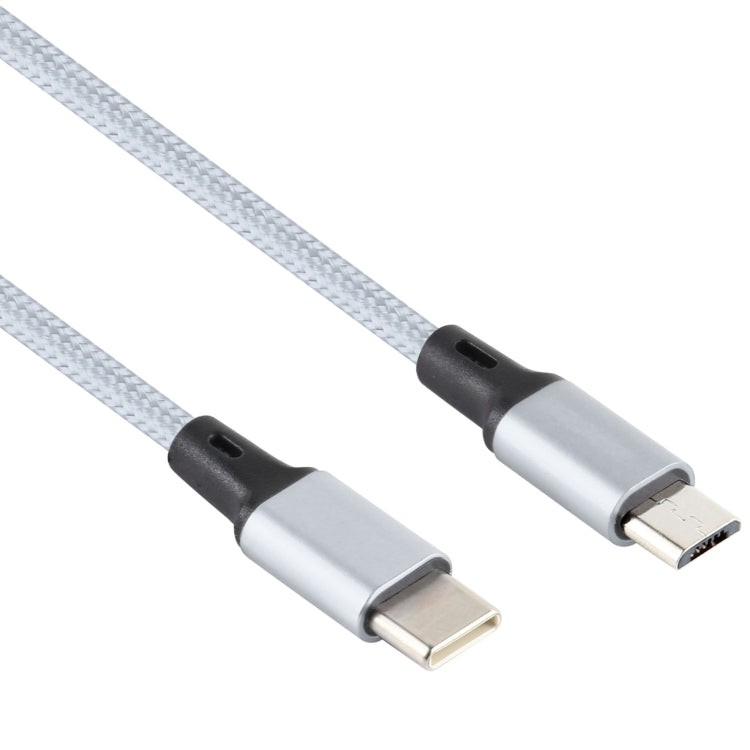 2A USB to Micro USB Braided Data Cable, Cable Length: 1m