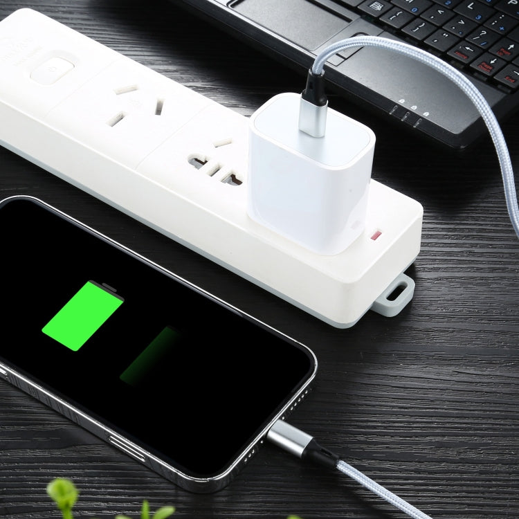 2A USB to Micro USB Braided Data Cable, Cable Length: 1m