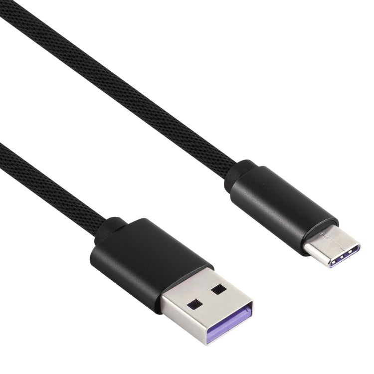 5A USB to USB-C / Type-C Super Fast Charging Braided Data Cable, Cable Length: 1.8m