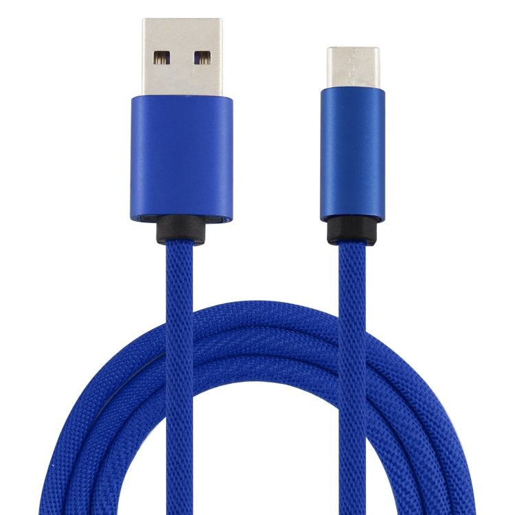5A USB to USB-C / Type-C Super Fast Charging Braided Data Cable, Cable Length: 1.8m
