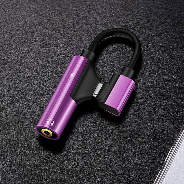 TOTUDESIGN EAUC-12 Time Series Type-C to Type-C Interface +3.5 Interface Bending Audio Adapter, For Samsung, Huawei, Xiaomi, HTC, Meizu, Sony and other Smartphones