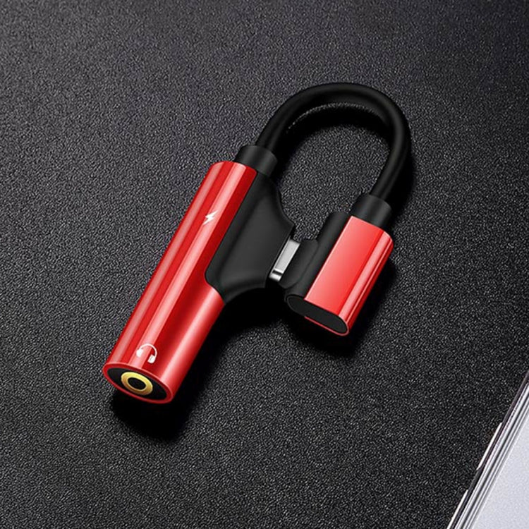 TOTUDESIGN EAUC-12 Time Series Type-C to Type-C Interface +3.5 Interface Bending Audio Adapter, For Samsung, Huawei, Xiaomi, HTC, Meizu, Sony and other Smartphones