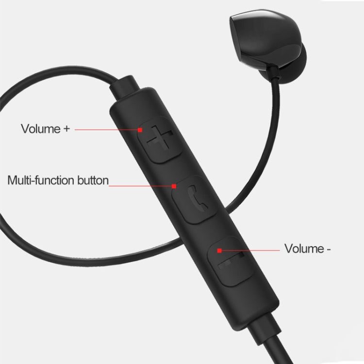 8163 USB-C / Type-C Interface Mega Bass In Ear Wired Earphone with Mic