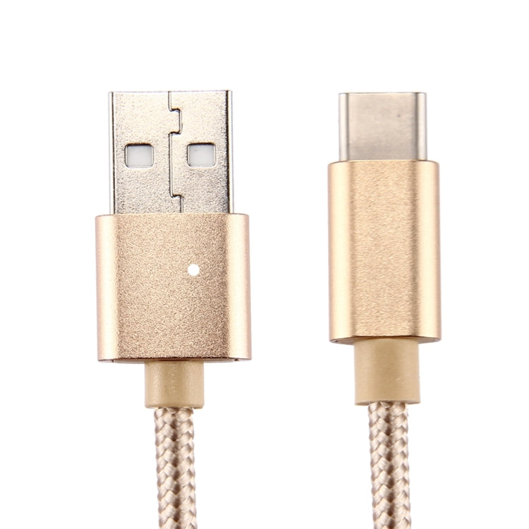 Knit Texture USB to USB-C / Type-C Data Sync Charging Cable, Cable Length: 1m, 3A Total Output, 2A Transfer Data