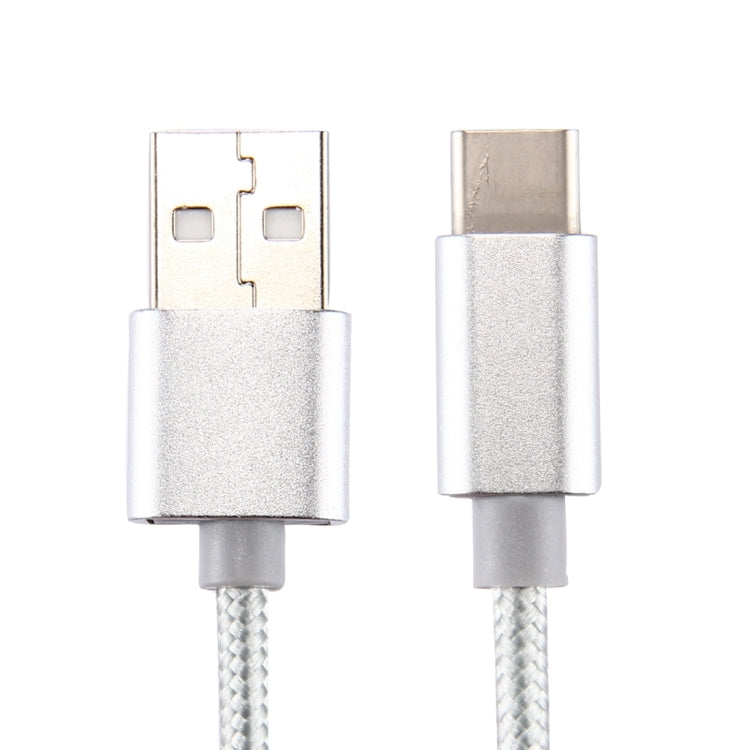 Knit Texture USB to USB-C / Type-C Data Sync Charging Cable, Cable Length: 1m, 3A Total Output, 2A Transfer Data