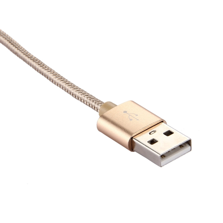 Knit Texture USB to USB-C / Type-C Data Sync Charging Cable, Cable Length: 2m, 3A Output