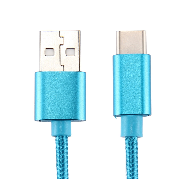 Knit Texture USB to USB-C / Type-C Data Sync Charging Cable, Cable Length: 3m, 3A Total Output, 2A Transfer Data