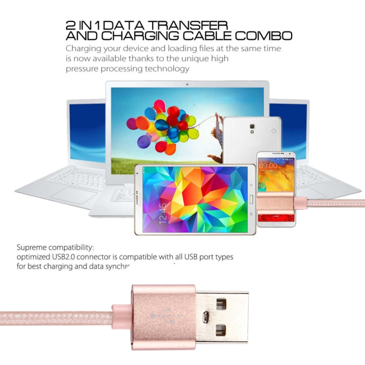 Knit Texture USB to USB-C / Type-C Data Sync Charging Cable, Cable Length: 3m, 3A Total Output, 2A Transfer Data