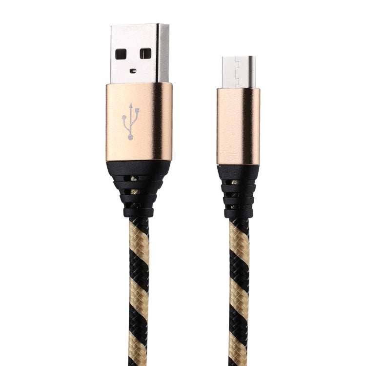1m USB to USB-C / Type-C Nylon Weave Style Data Sync Charging Cable