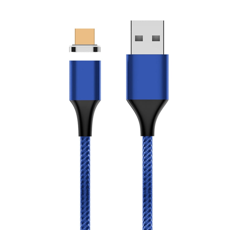 M11 3A USB to Micro USB Nylon Braided Magnetic Data Cable, Cable Length: 1m
