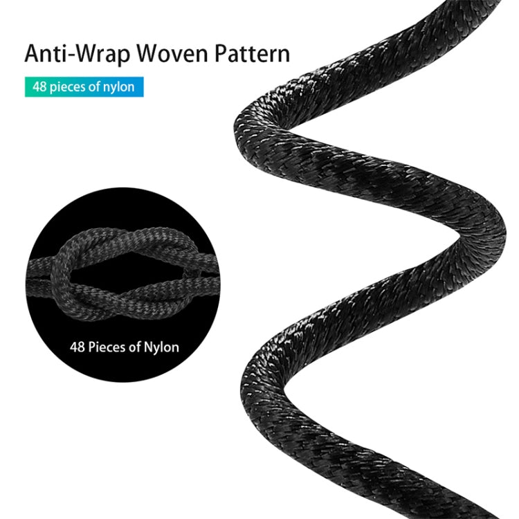 M11 3A USB to Micro USB Nylon Braided Magnetic Data Cable, Cable Length: 1m