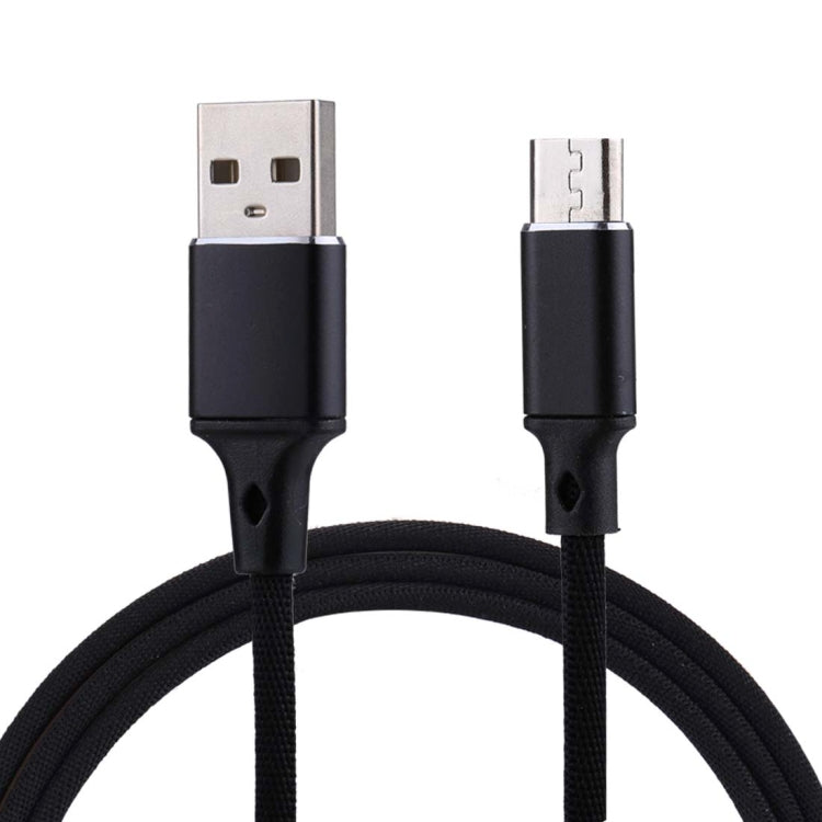 1m 2A Output USB to Micro USB Nylon Weave Style Data Sync Charging Cable, For
