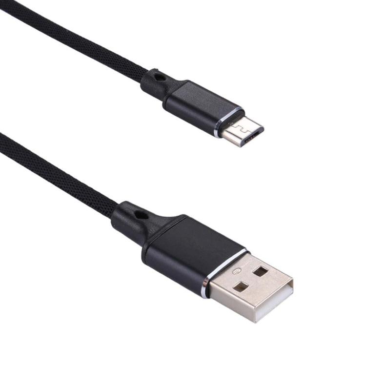 1m 2A Output USB to Micro USB Nylon Weave Style Data Sync Charging Cable, For