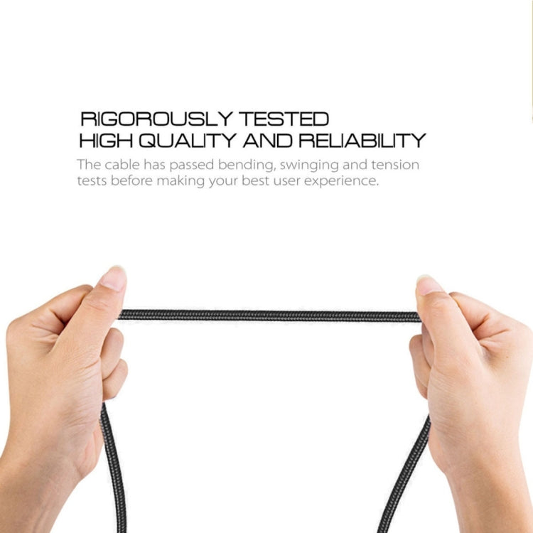 1m 2A Output USB to Micro USB Nylon Weave Style Data Sync Charging Cable, For