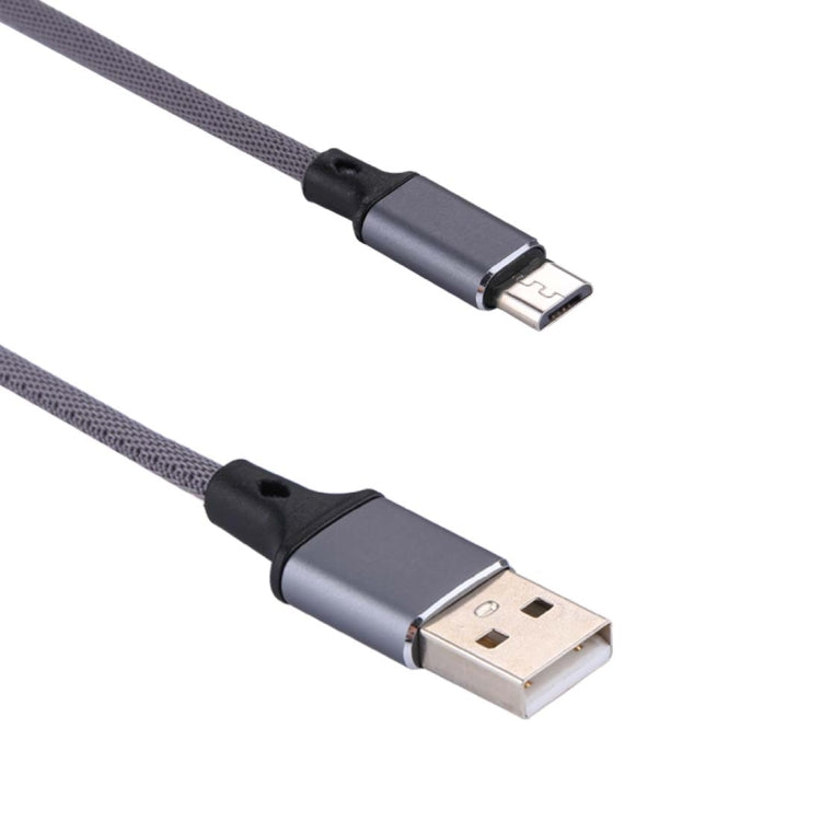 1m 2A Output USB to Micro USB Nylon Weave Style Data Sync Charging Cable, For