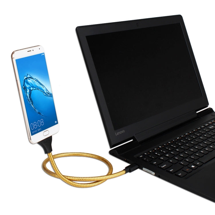 Multi-functional Metal Soft Hose Palm Holder USB-C / Type-C to USB Data Charging Cable with Flexible Desk / Car Dock, For Galaxy S8 & S8 + / LG G6 / Huawei P10 & P10 Plus / Xiaomi Mi6 & Max 2 and other Smartphones