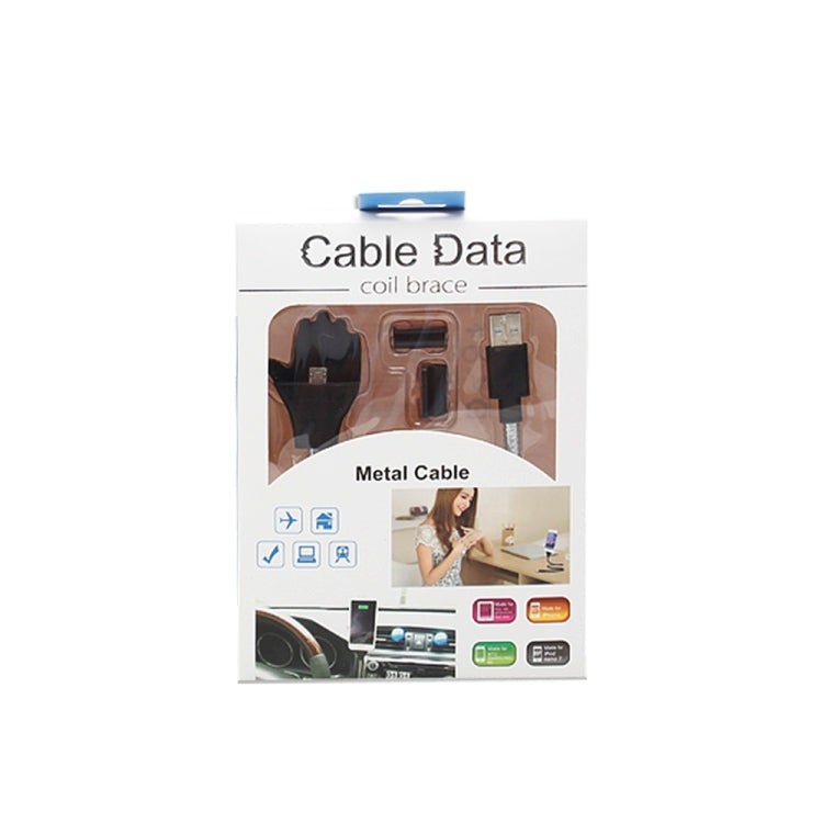 Multi-functional Metal Soft Hose Palm Holder USB-C / Type-C to USB Data Charging Cable with Flexible Desk / Car Dock, For Galaxy S8 & S8 + / LG G6 / Huawei P10 & P10 Plus / Xiaomi Mi6 & Max 2 and other Smartphones