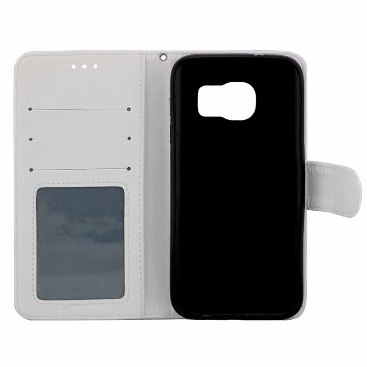 For Galaxy S7 Edge / G935 Crazy Horse Texture Horizontal Flip Magnetic Snap Leather Case with Adjustable Holder & Card Slots & Photo Frame & Wallet