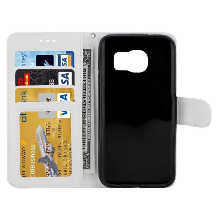 For Galaxy S7 / G930 Crazy Horse Texture Horizontal Flip Magnetic Snap Leather Case with Adjustable Holder & Card Slots & Photo Frame & Wallet