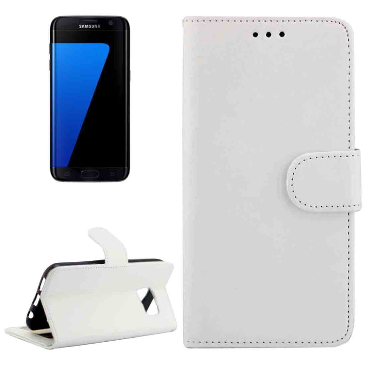 For Galaxy S7 / G930 Crazy Horse Texture Horizontal Flip Magnetic Snap Leather Case with Adjustable Holder & Card Slots & Photo Frame & Wallet