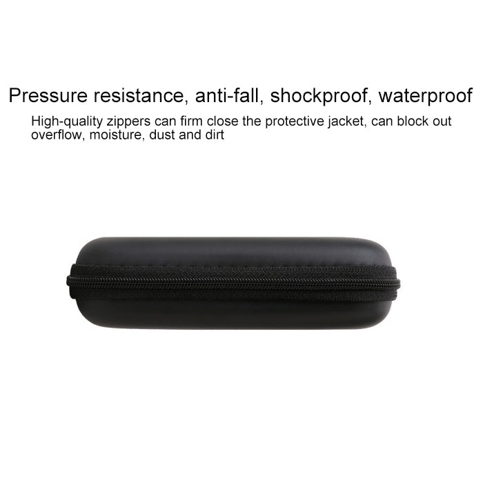 3 in 1 2.5 inch HDD Enclosure Storage Bag + Hard Disk Silicone Case + Micro B USB 3.0 Mobile Hard Disk Data Cable Kit(Black)