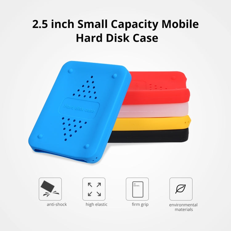2.5 inch Mobile Hard Disk Silicone Case for WD / EAGET / Toshiba / Lenovo / Sony / SEAGATE, without Lanyard