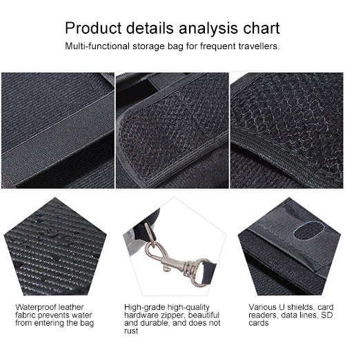 2.5 inch Hard Disk Storage Bag Earphone bag Multi-function Storage Bag, Bag Size: 3 inch