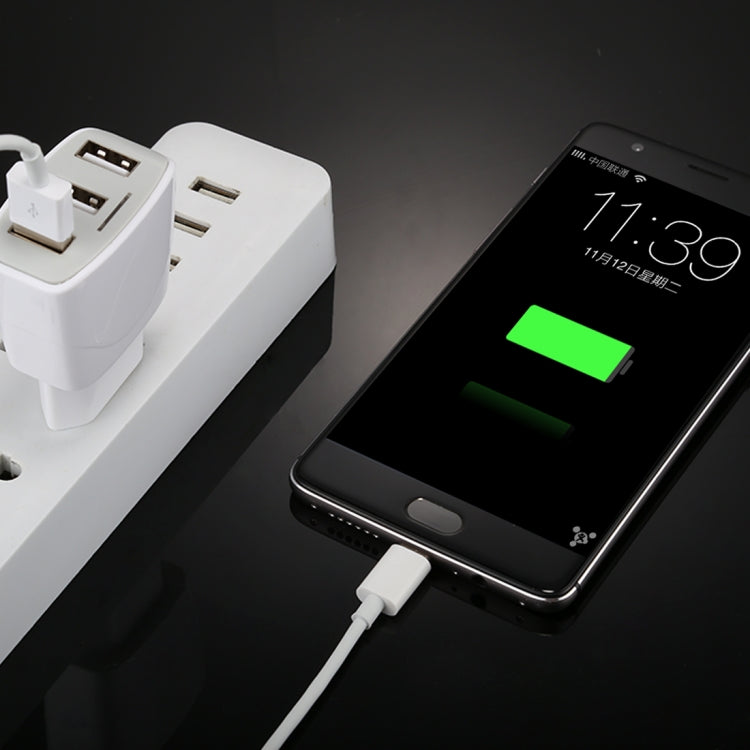 1m USB to USB-C / Type-C Data Sync Charging Cable(White)