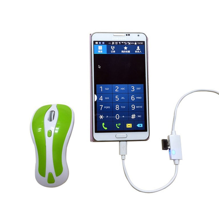 OTG-Y-02 USB 2.0 Male to Micro USB Male + USB Female OTG Charging Data Cable for Android Phones / Tablets with OTG Function, Length: 1.1m (White)