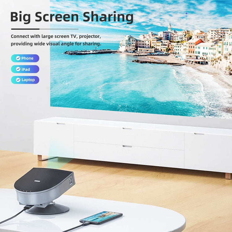 ROCK H1 USB-C / Type-C to 4K HD HDMI Adapter Cable, Cable Length: 3m