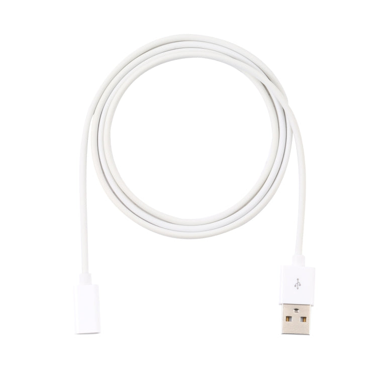 USB Male to USB-C / Type-C Female Adapter Cable, Length: 1m(White)