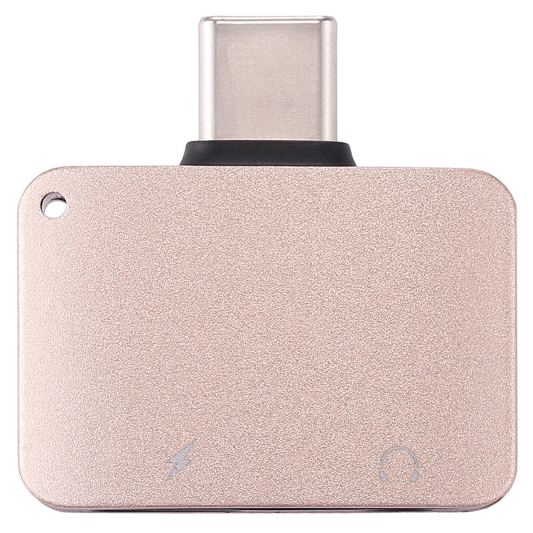 USB-C / Type-C Male to USB-C / Type-C Female Charger & 3.5mm Female Audio Adapter, For Galaxy S8 & S8 + / LG G6 / Huawei P10 & P10 Plus / Oneplus 5 / Xiaomi Mi6 & Max 2 and other Smartphones