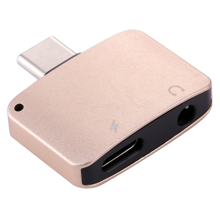 USB-C / Type-C Male to USB-C / Type-C Female Charger & 3.5mm Female Audio Adapter, For Galaxy S8 & S8 + / LG G6 / Huawei P10 & P10 Plus / Oneplus 5 / Xiaomi Mi6 & Max 2 and other Smartphones