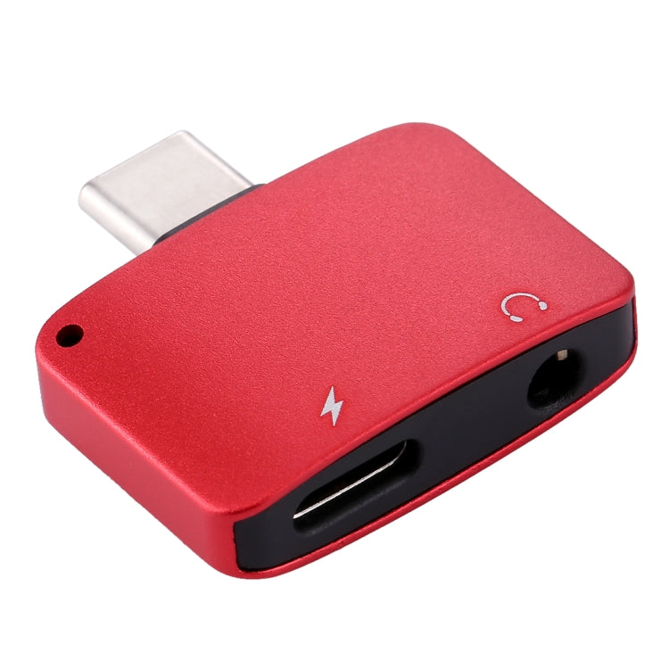 USB-C / Type-C Male to USB-C / Type-C Female Charger & 3.5mm Female Audio Adapter, For Galaxy S8 & S8 + / LG G6 / Huawei P10 & P10 Plus / Oneplus 5 / Xiaomi Mi6 & Max 2 and other Smartphones