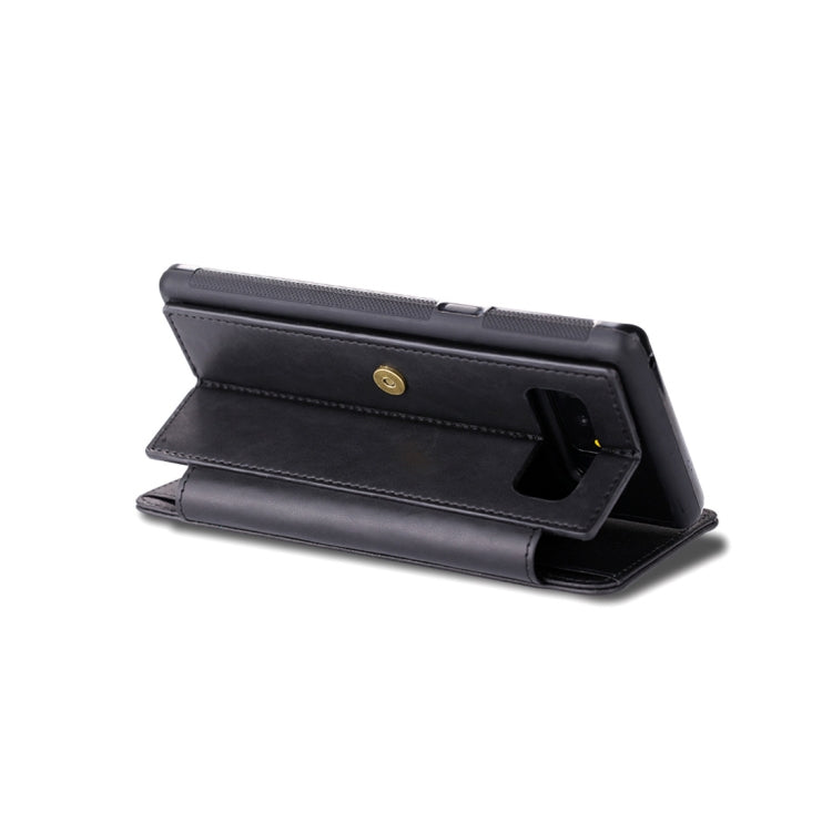 For Galaxy Note 8 Detachable Retro PU Leather Texture Horizontal Flip Protective Leather Case with Card Slots & Holder & Wallet & Photo Frame