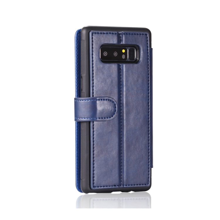 For Galaxy Note 8 Detachable Retro PU Leather Texture Horizontal Flip Protective Leather Case with Card Slots & Holder & Wallet & Photo Frame