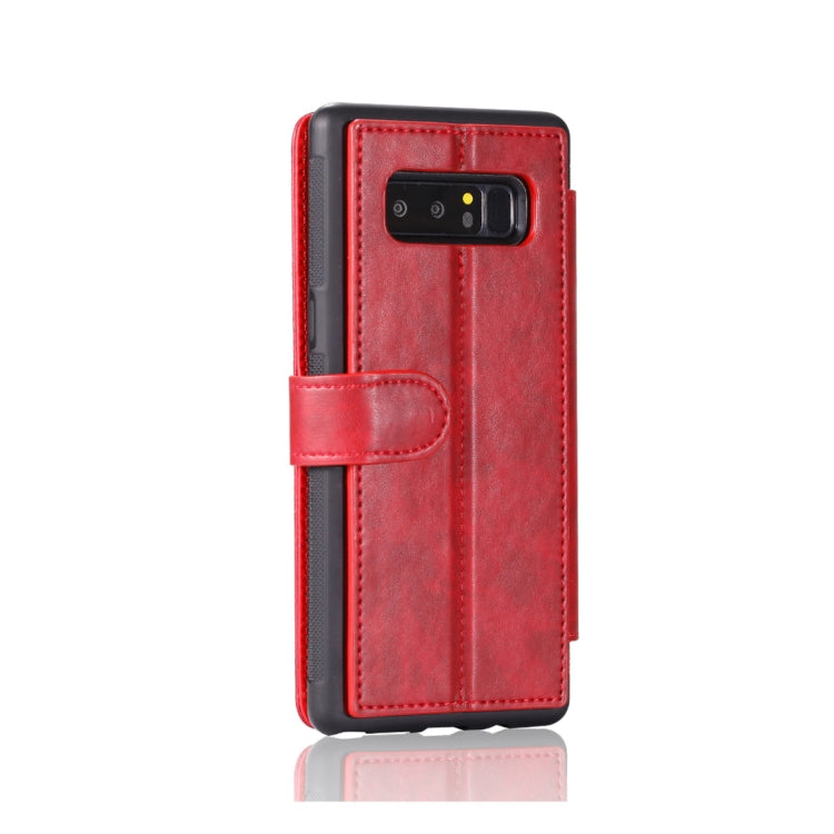For Galaxy Note 8 Detachable Retro PU Leather Texture Horizontal Flip Protective Leather Case with Card Slots & Holder & Wallet & Photo Frame