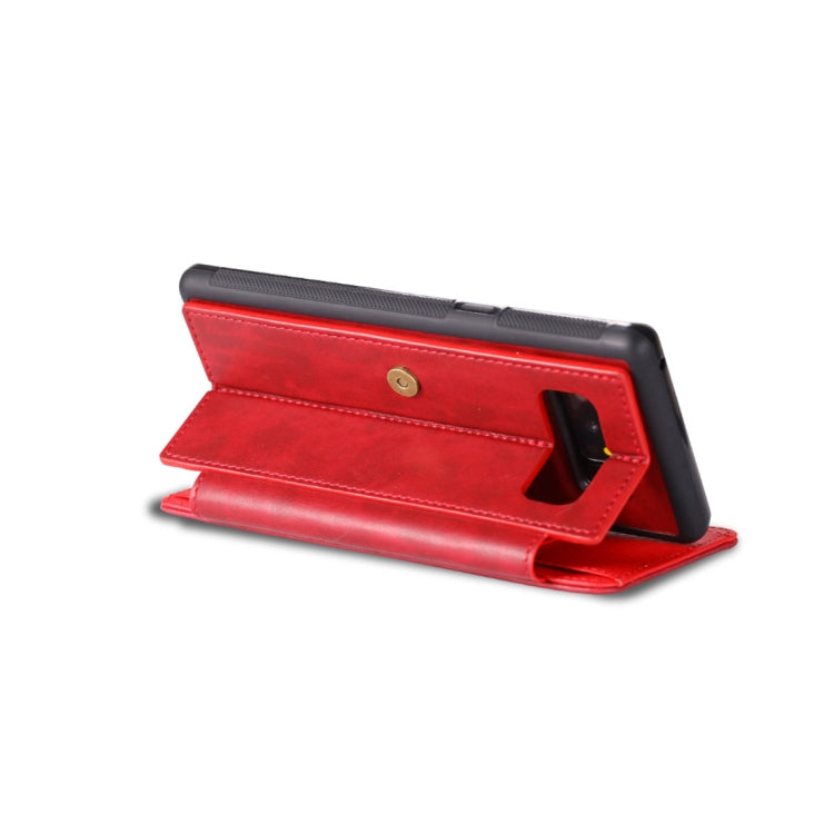 For Galaxy Note 8 Detachable Retro PU Leather Texture Horizontal Flip Protective Leather Case with Card Slots & Holder & Wallet & Photo Frame