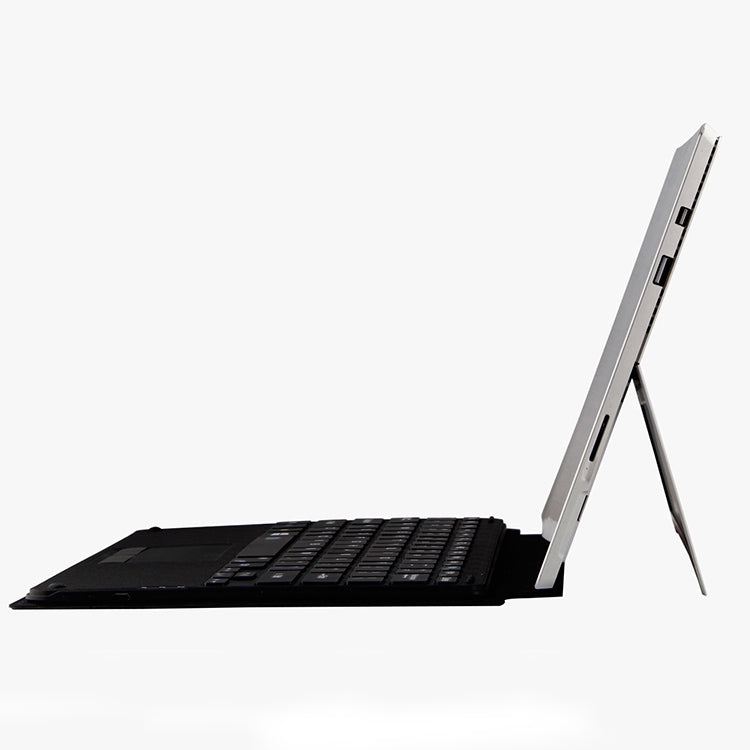 WSP328 Magnetic Charging Bluetooth V3.0 Keyboard + Microfiber Leather Tablet Case for Microsoft Surface Pro3 / Pro4 / Pro2017(Black)