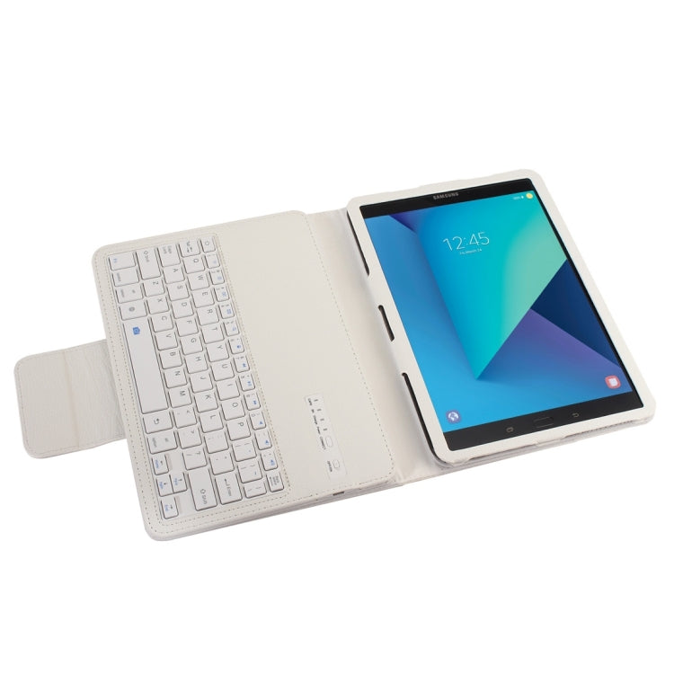 For Galaxy Tab S3 9.7 / T820 2 in 1 Detachable Bluetooth Keyboard Litchi Texture Leather Tablet Case with Holder