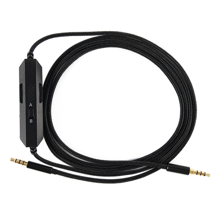ZS0082 3.5mm Headphone Audio Cable for Logitech G633 G933 (Black)