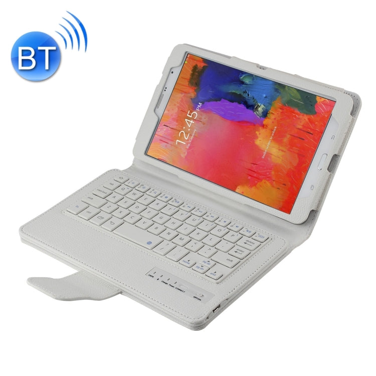 For Galaxy Tab Pro 8.4 / T320 Separable Litchi Texture Horizontal Flip Leather Tablet Case + Bluetooth Keyboard with Holder & Selfie Function