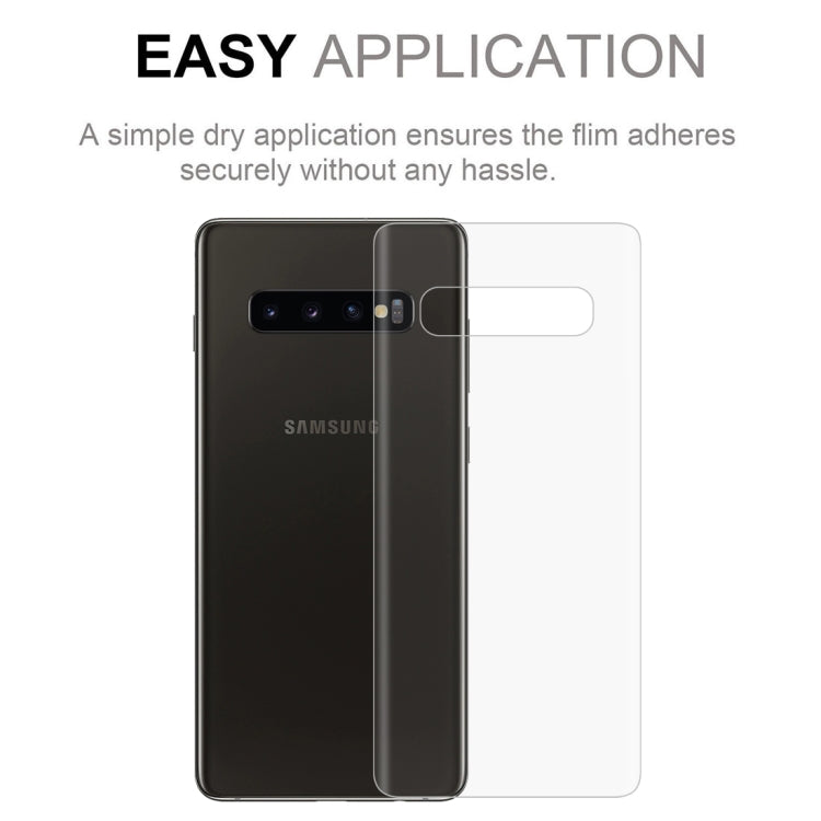 PET Full Screen Back Screen Protector for Galaxy S10+