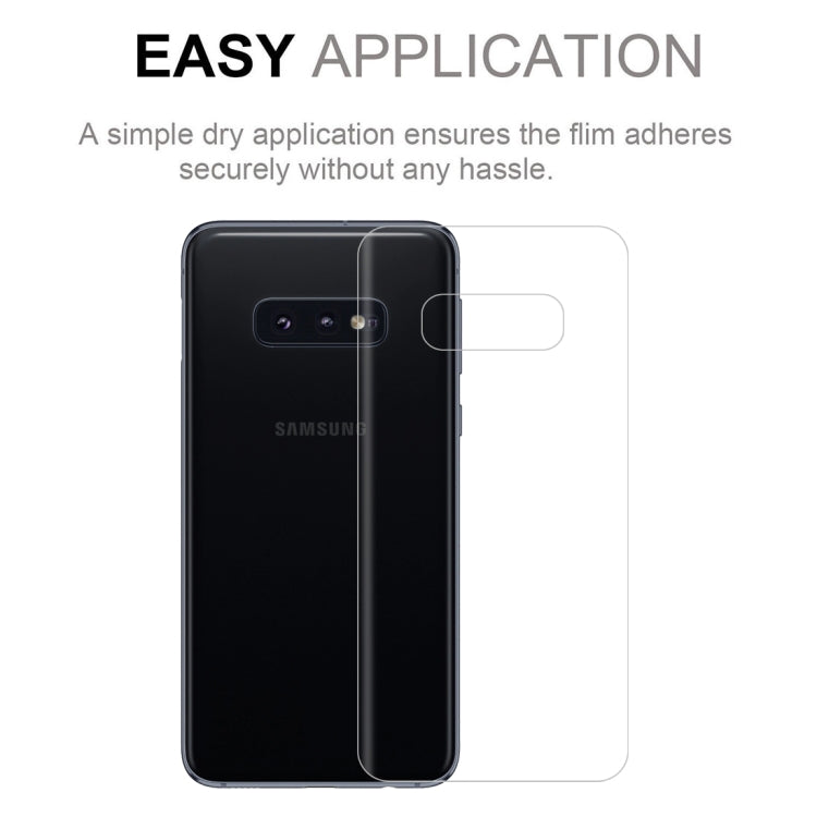 PET Full Screen Back Screen Protector for Galaxy S10e
