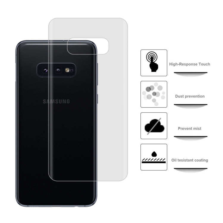 PET Full Screen Back Screen Protector for Galaxy S10e