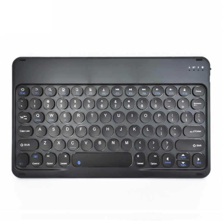 X3S 10 inch Universal Tablet Round Keycap Wireless Bluetooth Keyboard, Backlight Version
