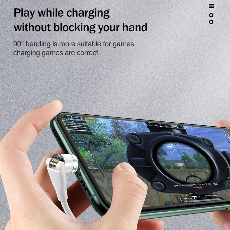 2m USB to USB-C / Type-C 540 Degree Rotating Magnetic Charging Cable