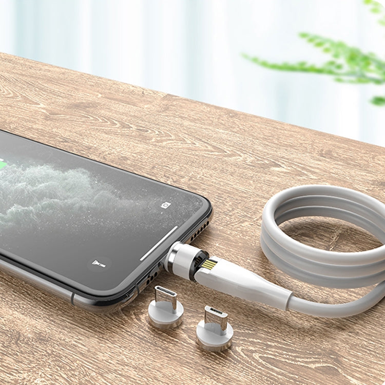 2m USB to USB-C / Type-C 540 Degree Rotating Magnetic Charging Cable