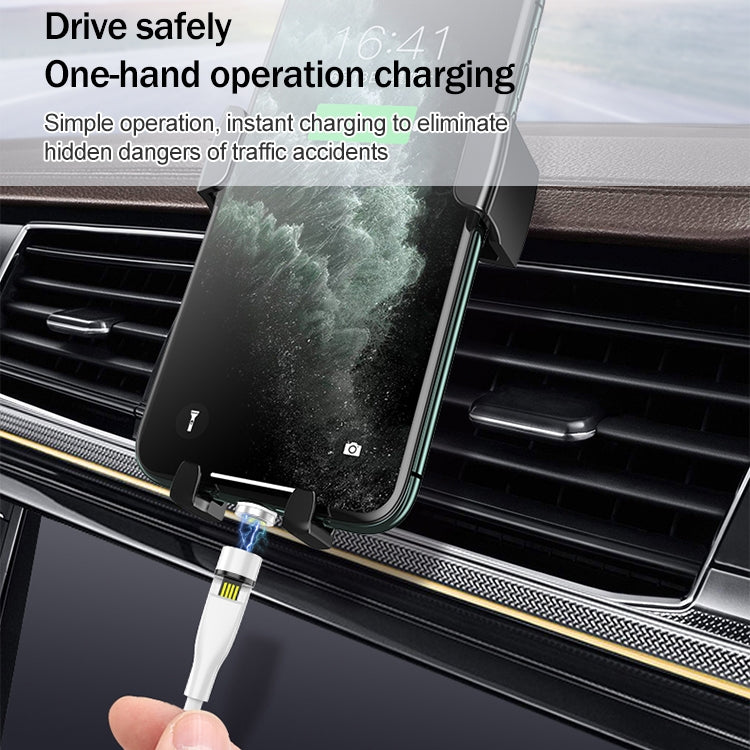 2m USB to Micro USB 540 Degree Rotating Magnetic Charging Cable