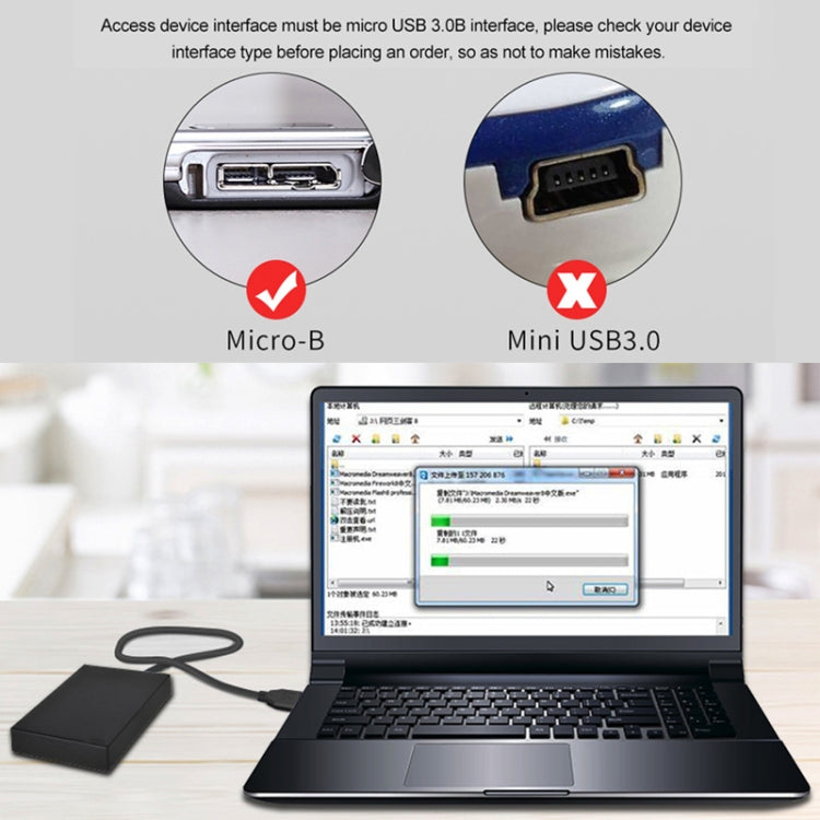 2 PCS USB 3.0 Left Elbow Male to Micro USB 3.0 Elbow Charging Data Cable, Cable Length: 27cm